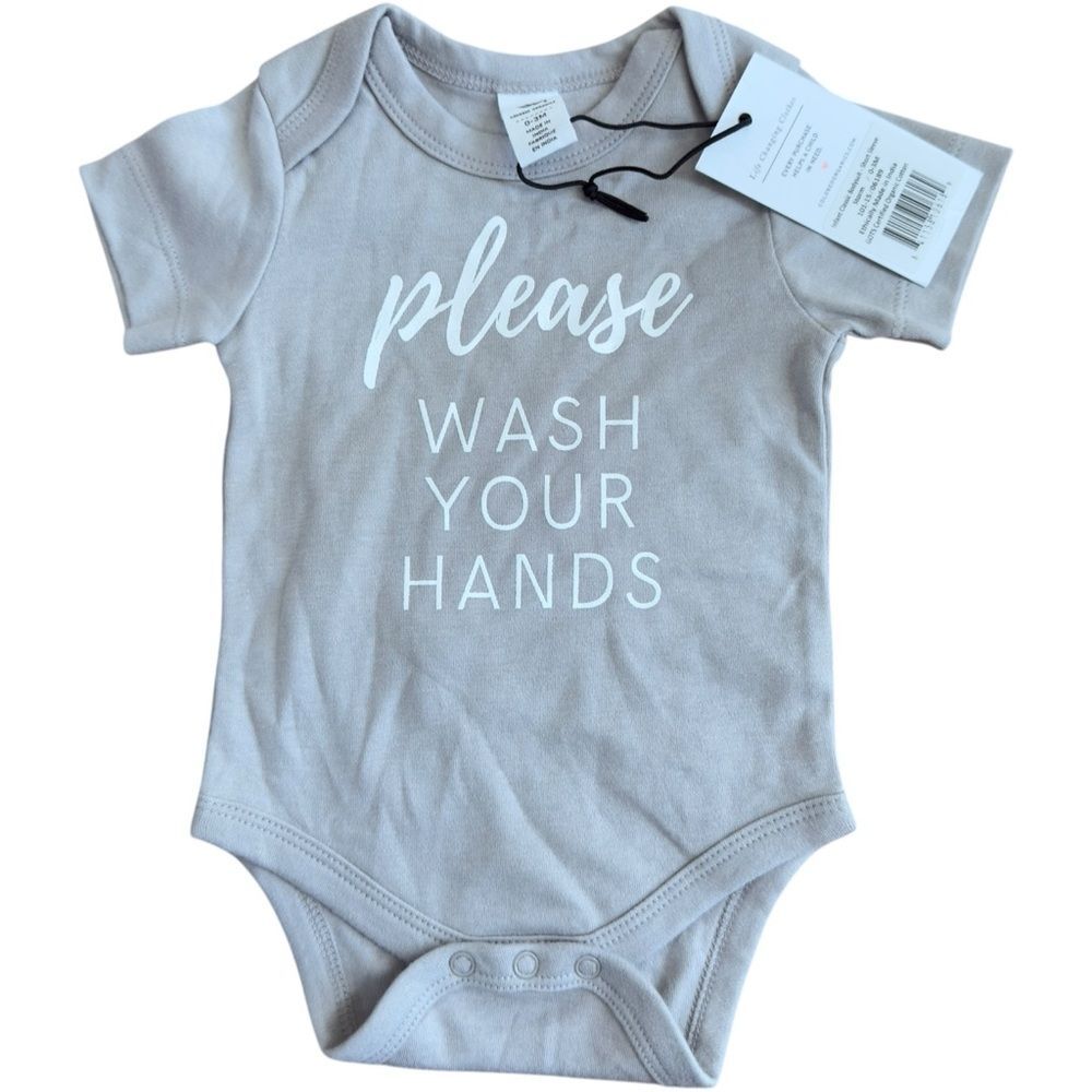 Colored Organics Baby Short Sleeve Graphic Bodysuit Onesie. 0-3 Months. NEW.